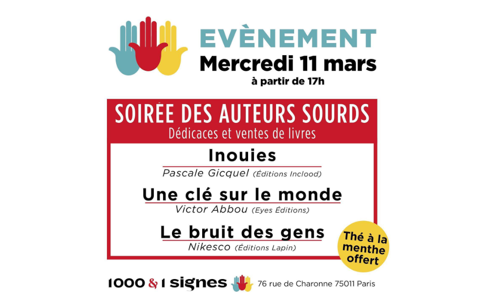 Dédicaces Inouïes – Paris